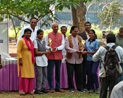Wipro Earthian Awards - Team of Students guided by Smt. Dakshayani