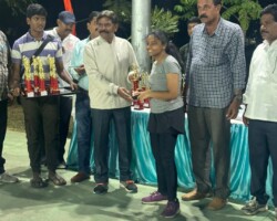 Sree Durga of Class 9D Secured Silver Medal in School Games U-17 Basketball Girls State Tournament