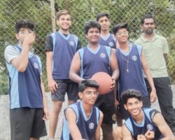 Boys Team Secured Bronze Medal in U-19 Basketball School Games District Tournament