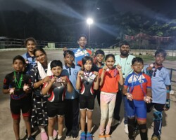 Students won Medals in Road Race