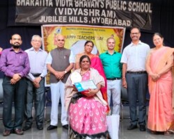 Smt. P Kavitha, Science Department – Received ‘Best Teacher Award’ From Government of Telangana