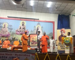 Md. Asheb Ikram emerged as ‘Youth Icon’ – Outstanding Leader Award in
Yuva Sangharsh by Ramakrishna Math – City Level